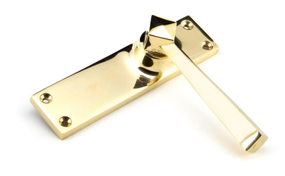 STRAIGHT LEVER HANDLE LATCH 124x148x50 PBR - 91968 by MARCHES (ANVIL) ARCHITECTURAL HARDWARE
