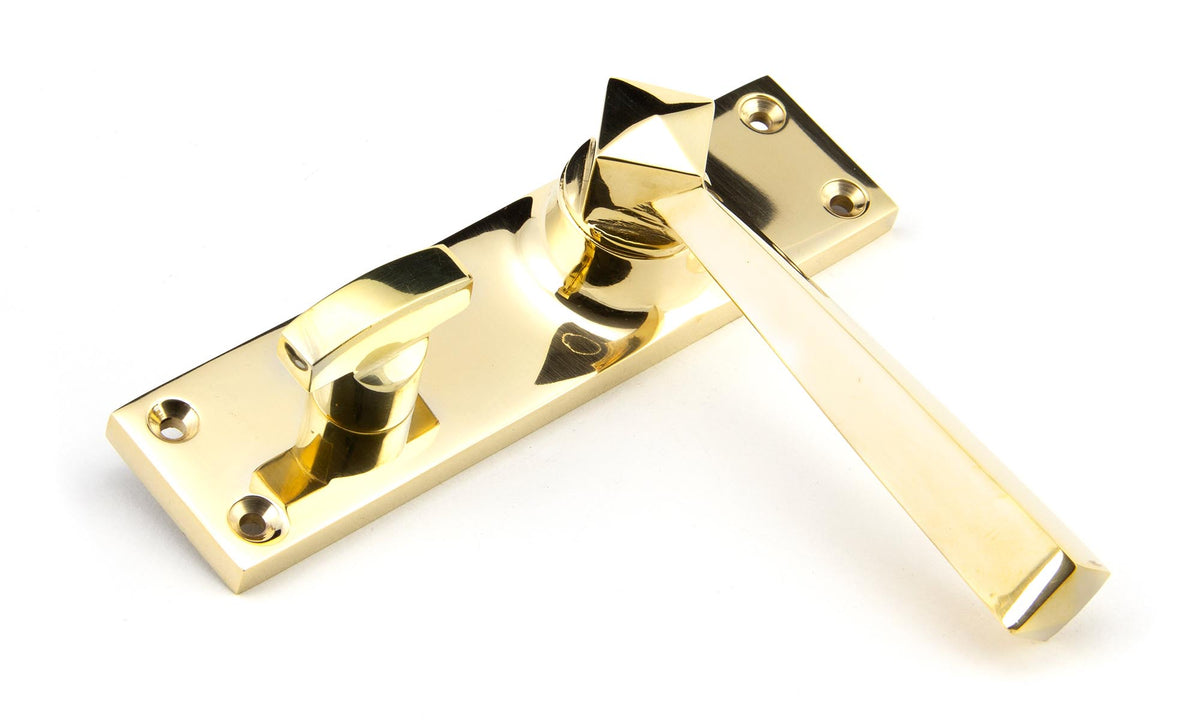 STRAIGHT LEVER HANDLE BATH 124x148x50 PBR - 91971 by MARCHES (ANVIL) ARCHITECTURAL HARDWARE