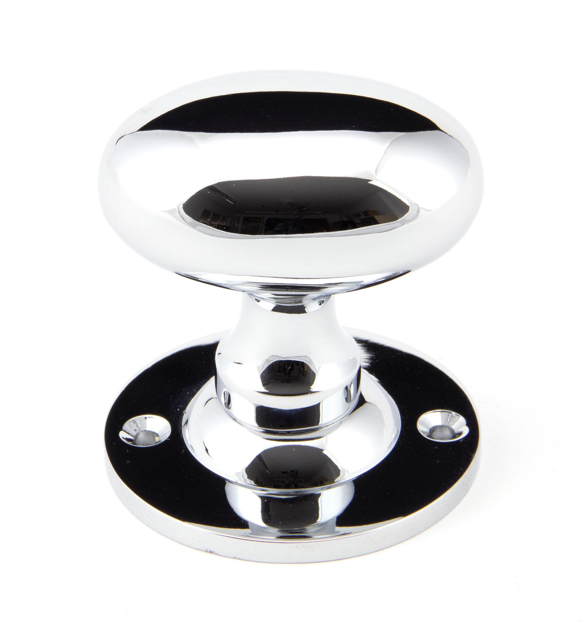 OVAL MORTICE/RIM KNOB 57x65x58 PCP - 91975 by MARCHES (ANVIL) ARCHITECTURAL HARDWARE