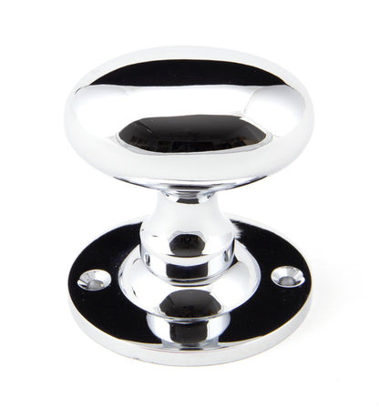 OVAL MORTICE/RIM KNOB 57x65x58 PCP - 91975 by MARCHES (ANVIL) ARCHITECTURAL HARDWARE
