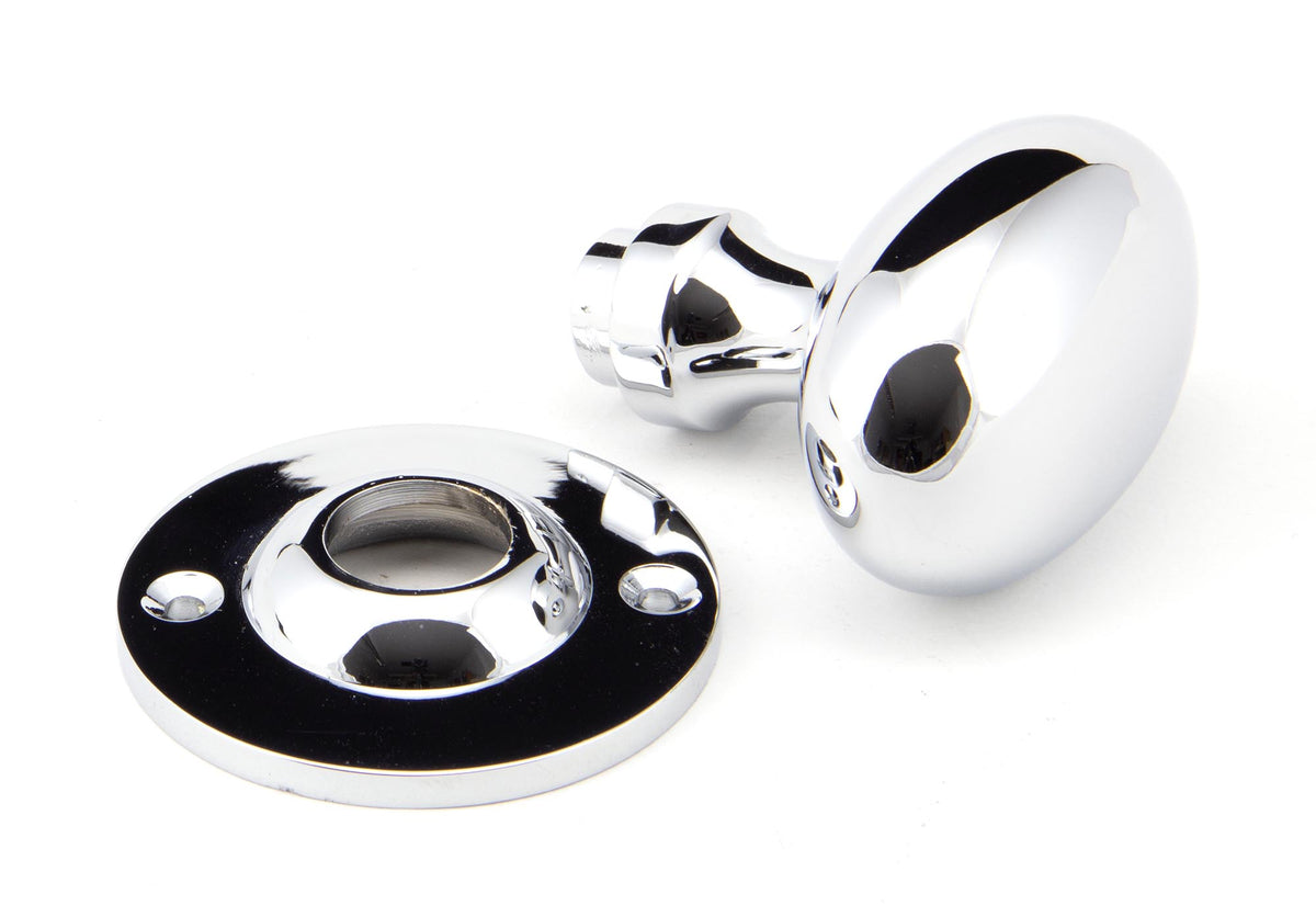 OVAL MORTICE/RIM KNOB 57x65x58 PCP - 91975 by MARCHES (ANVIL) ARCHITECTURAL HARDWARE