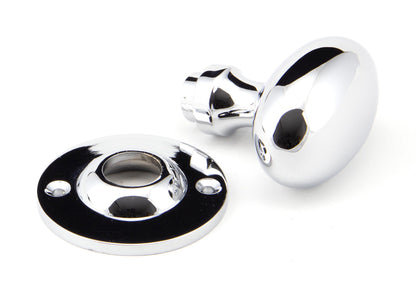 OVAL MORTICE/RIM KNOB 57x65x58 PCP - 91975 by MARCHES (ANVIL) ARCHITECTURAL HARDWARE