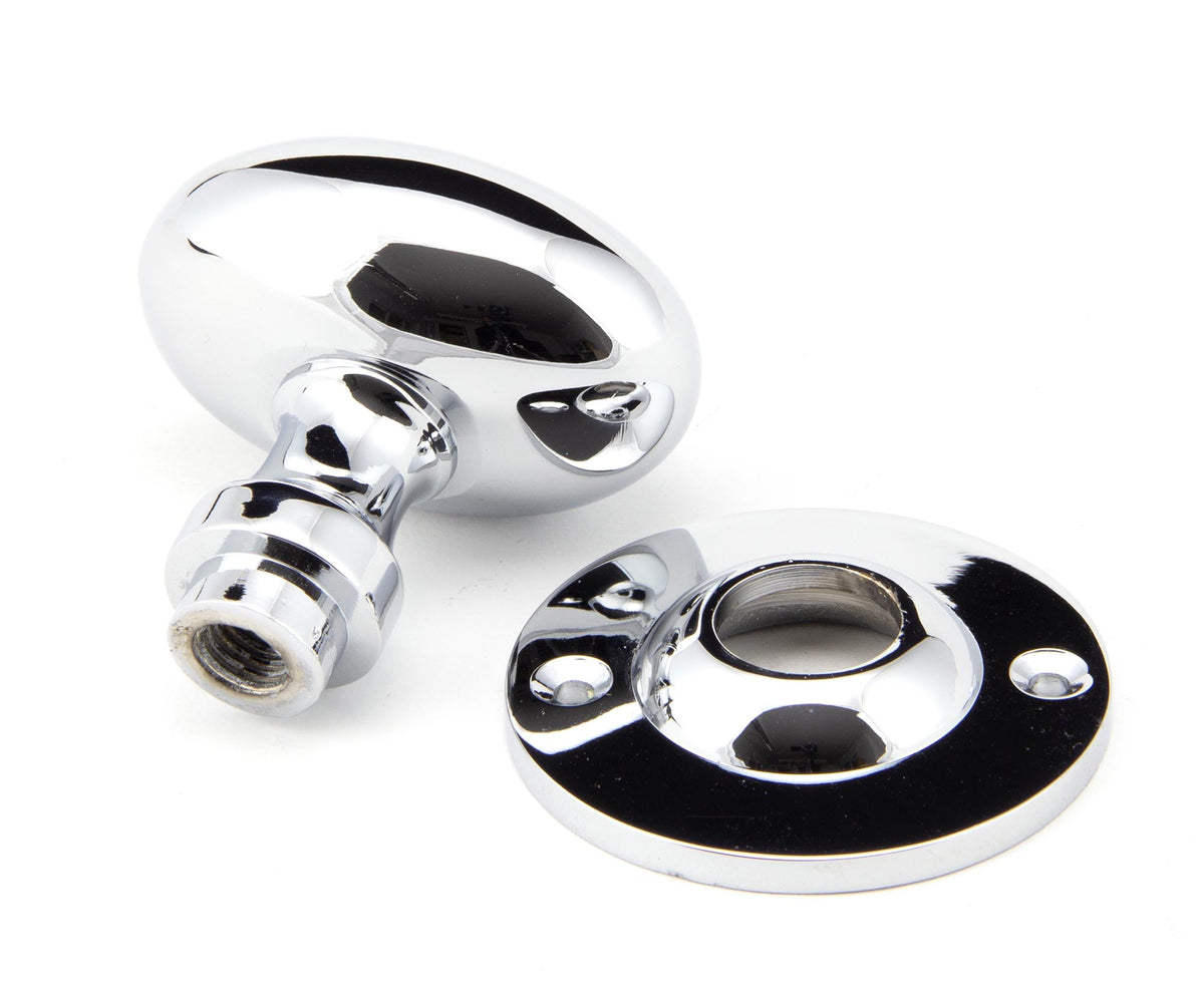 OVAL MORTICE/RIM KNOB 57x65x58 PCP - 91975 by MARCHES (ANVIL) ARCHITECTURAL HARDWARE
