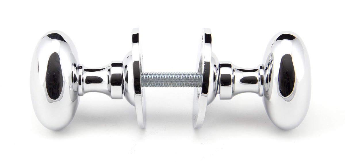 OVAL MORTICE/RIM KNOB 57x65x58 PCP - 91975 by MARCHES (ANVIL) ARCHITECTURAL HARDWARE