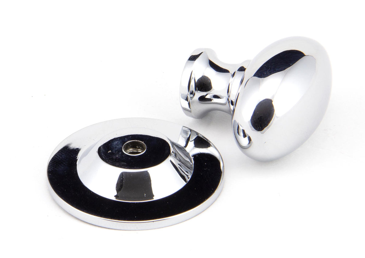 OVAL CABINET KNOB 33x22x37x36 PCP - 92034 by MARCHES (ANVIL) ARCHITECTURAL HARDWARE