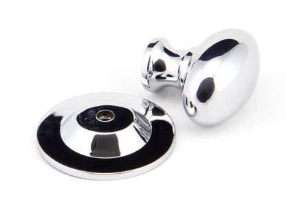 OVAL CABINET KNOB 33x22x37x36 PCP - 92034 by MARCHES (ANVIL) ARCHITECTURAL HARDWARE
