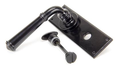 REGENCY LEVER HANDLE BATH 125x152x64 BLK - 92059 by MARCHES (ANVIL) ARCHITECTURAL HARDWARE