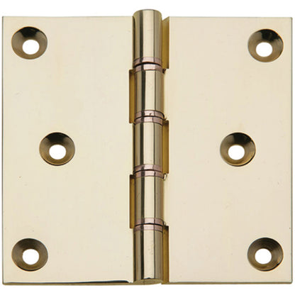 DPBW PROJ BUTT HINGE 76x76 BRS/POL