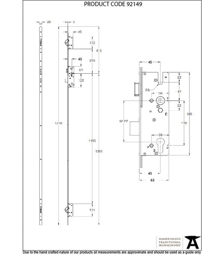 WHAUS AV3/AV4 MAGNET - 92149 by MARCHES (ANVIL) ARCHITECTURAL HARDWARE