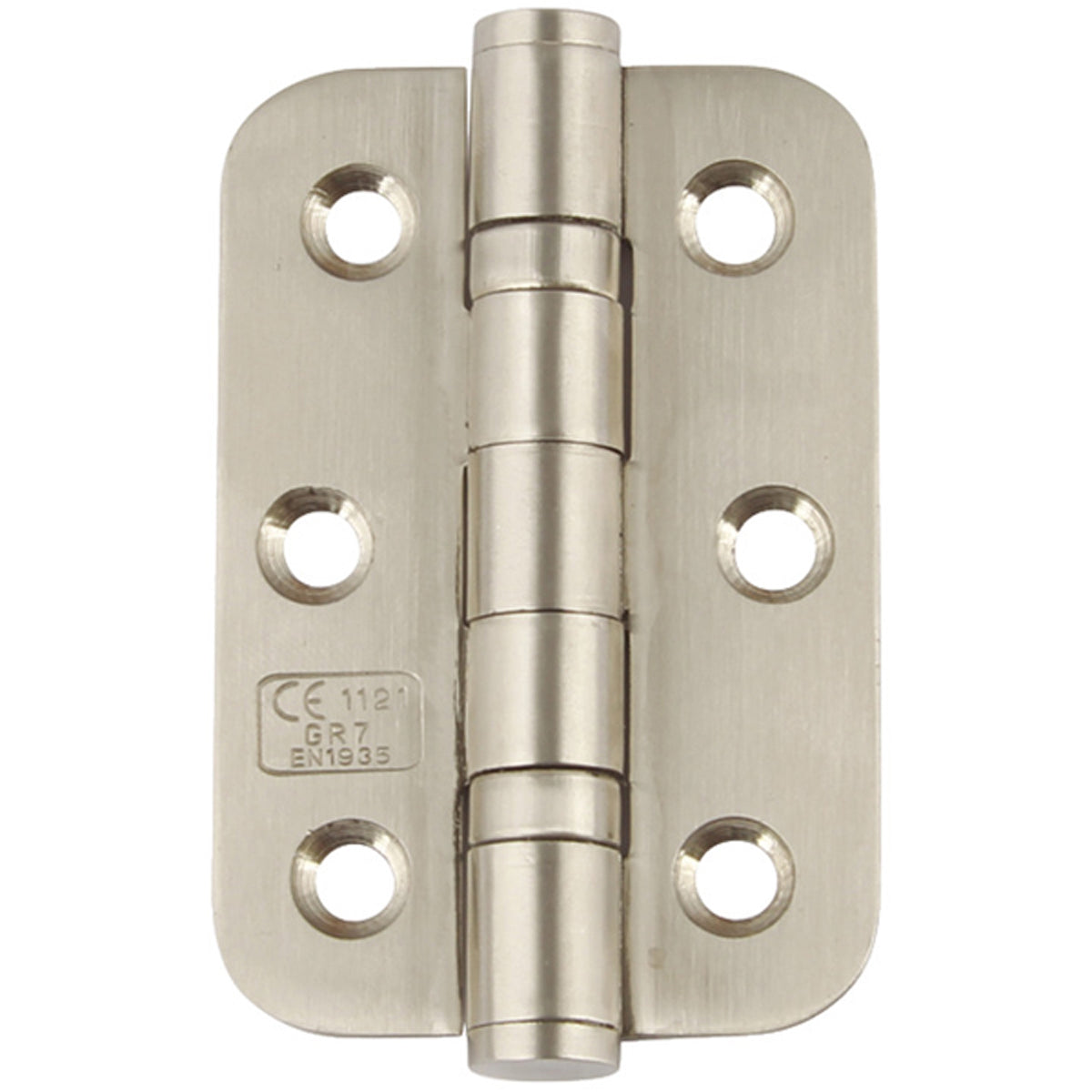 BUTT HINGE BB 76x51x12 RAD SSS