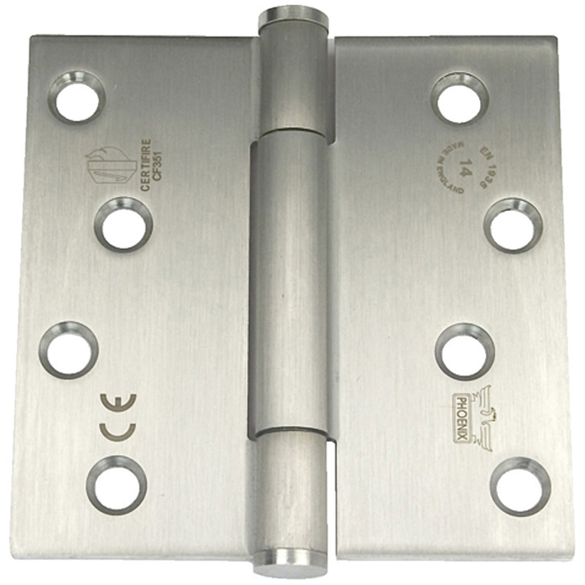 PHOENIX BUTT HINGE 102x102 SQU SSS