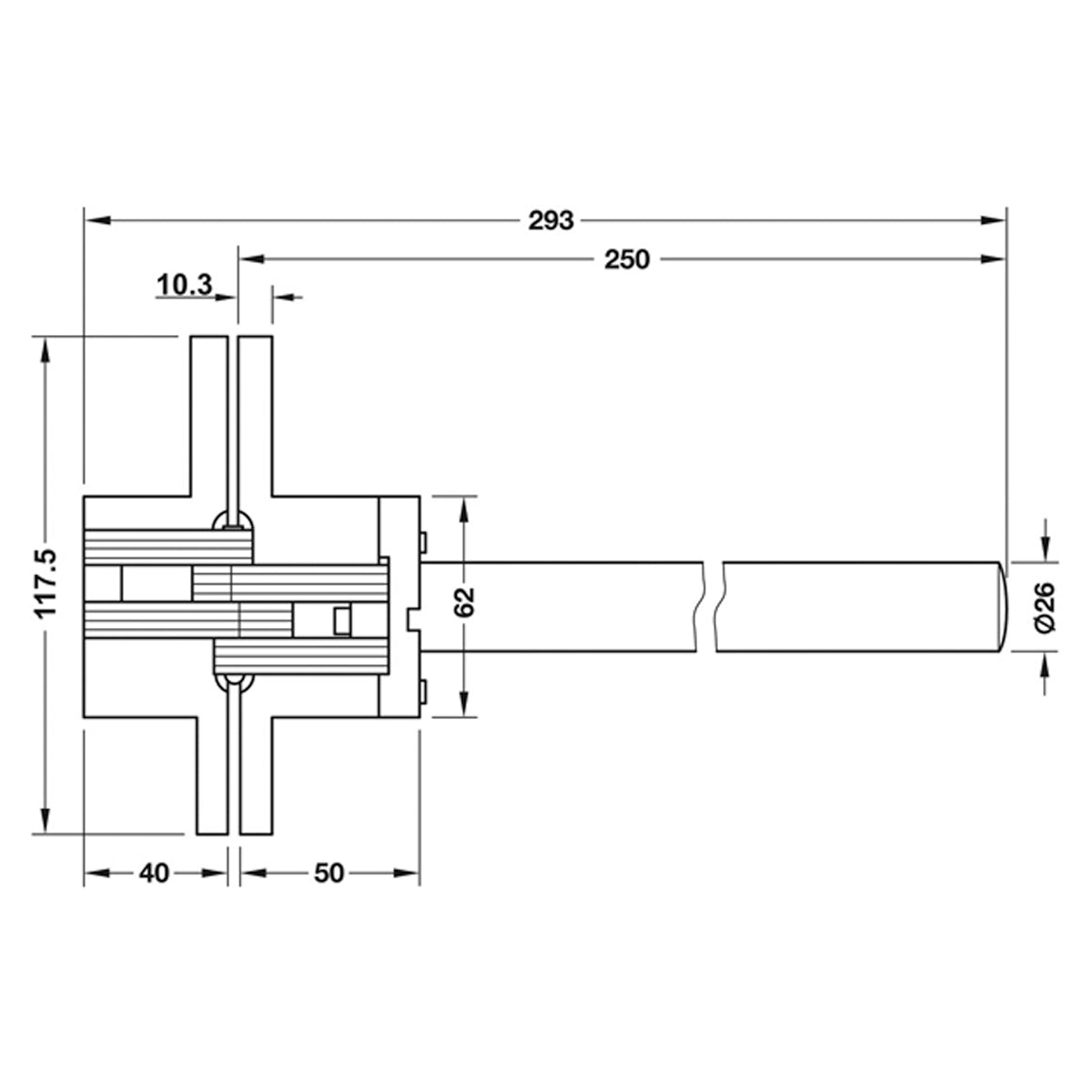 SOSS CONC DOOR CLOSER KIT ZA/SBP