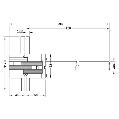 SOSS CONC DOOR CLOSER KIT ZA/BNP