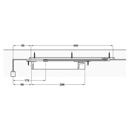 DOOR CLOSER O/H CON SA 2-4 NON-HOLD