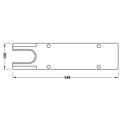 ANTI-LIGATURE FLOOR SPR COV PL SSS