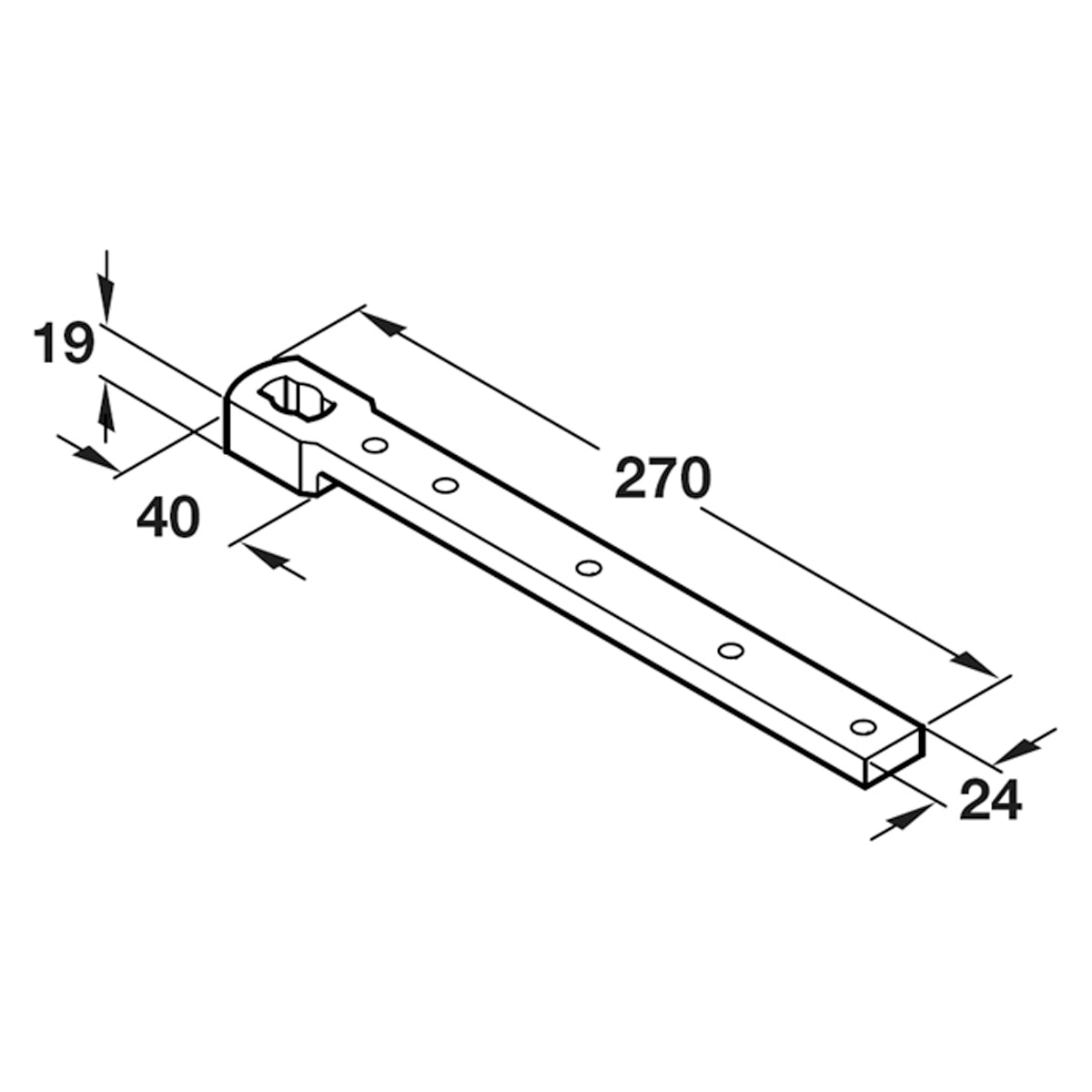 ANTI-LIGATURE DBL ACTION BTM STRAP