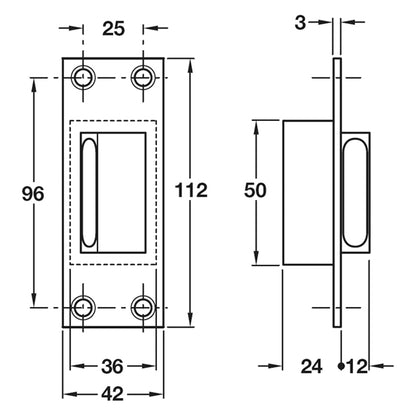 DISABLED EM RELEASE DOOR STOP ST/ST