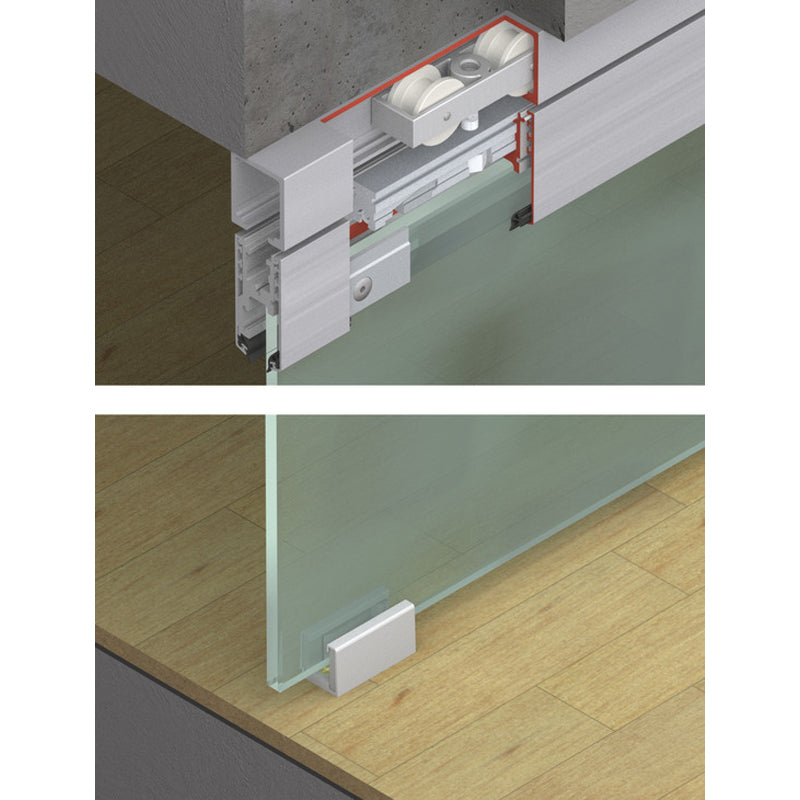 HAWA JUNIOR 80/GL FITTING SET 1DOOR