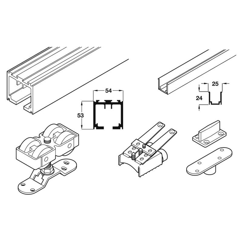 FOLDING DOOR SF-A300 1DOOR 3000