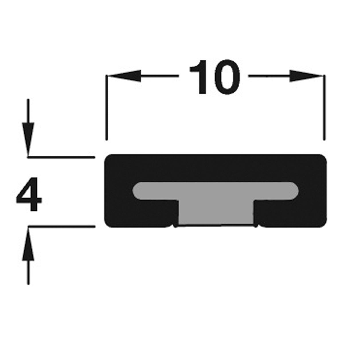 Intumescent Fire Seal Plain Self-Adhesive 10x4x2100mm Brown