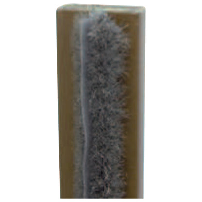 Intumescent Fire and Smoke Seal Brush 20x4x2100mm Brown
