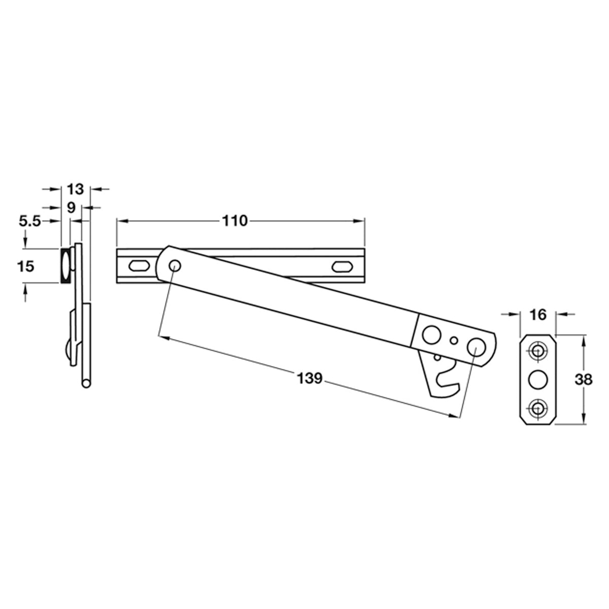 CONCEALED RELEASEABLE RESTRICTOR