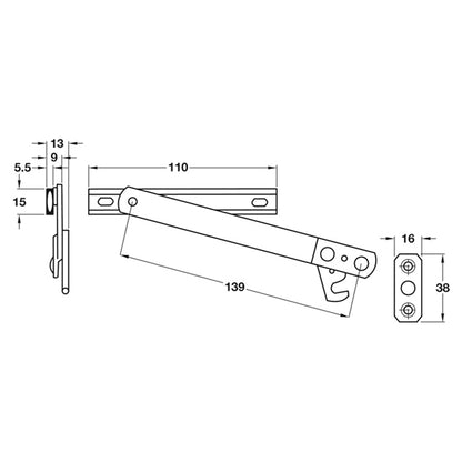 CONCEALED RELEASEABLE RESTRICTOR