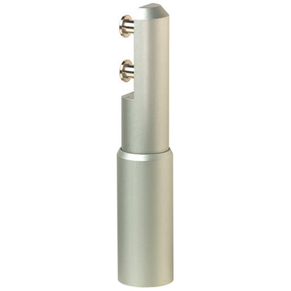 Partition Support Leg Adjustable 17-21mm Satin Anodised Aluminium