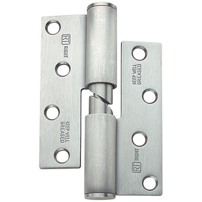RISING BUTT HINGE 77x100 AC SSS