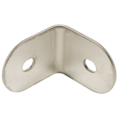 Board Partition Angle Bracket Satin Stainless Steel 40x52x52mm