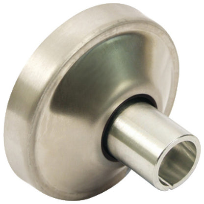 Board Partition Headrail Socket Satin Stainless Steel Ø60x20mm