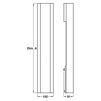 PBA DROP RAIL FIXTURE BRICK 835 GLV