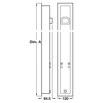 PBA DROP RAIL WATERCASING 965 ST/ST