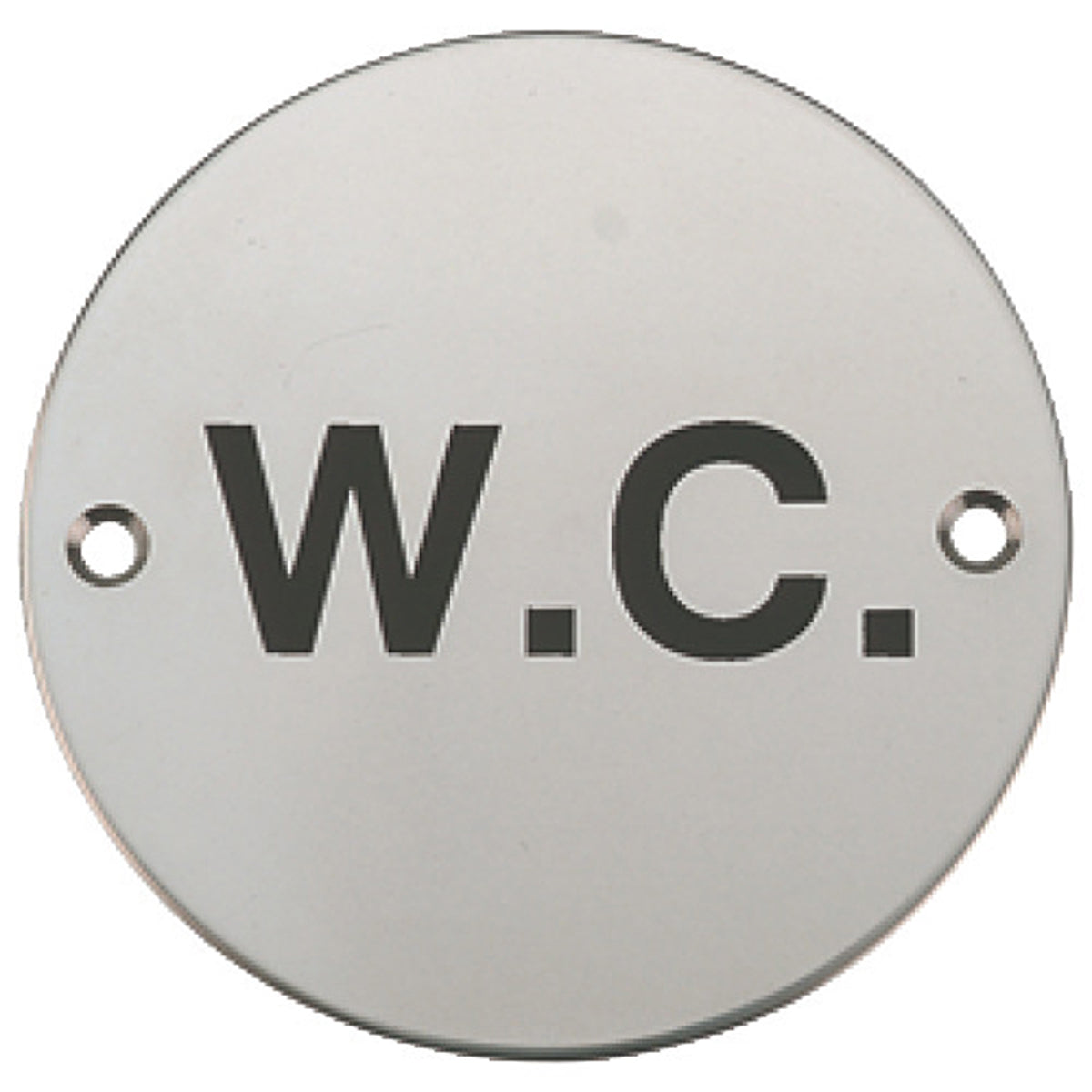 WC GRAPHIC SIGN 'W.C.' D76x2 SSS