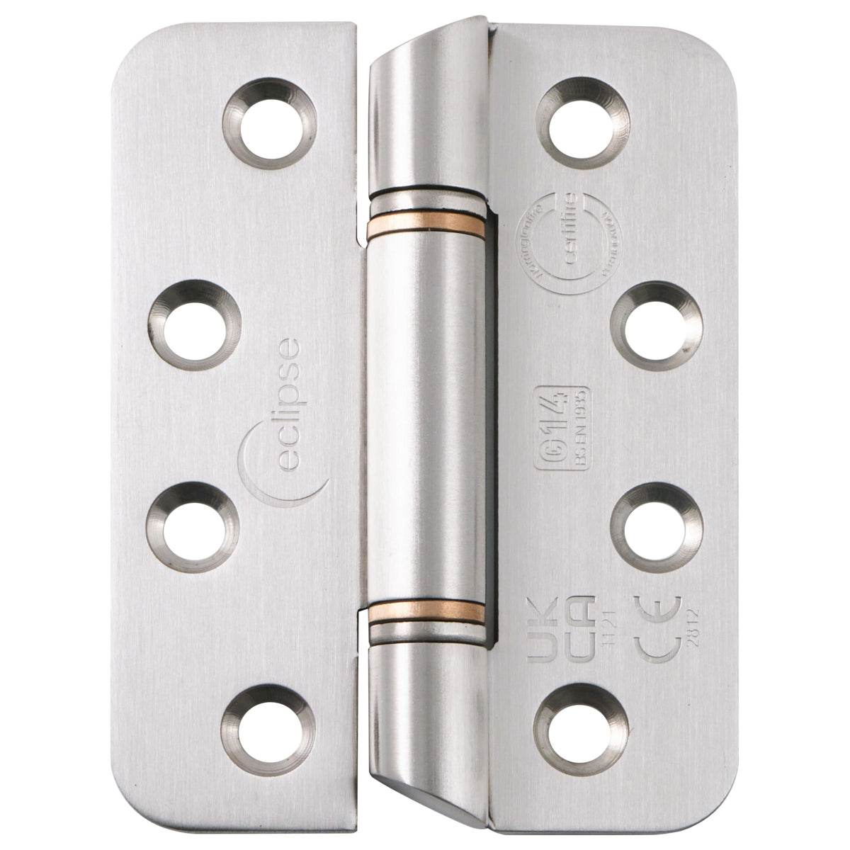Eclipse Anti-Ligature Hinge 102x76x3mm Satin Stainless Steel | ALF008A