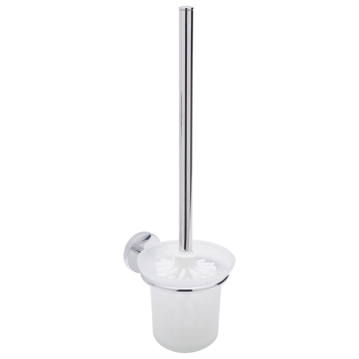 ECLIPSE 800 SERIES CONCEALED TOILET BRUSH+GLASS HOLDER 350x115 PCP by FRISCO UK SALES LTD