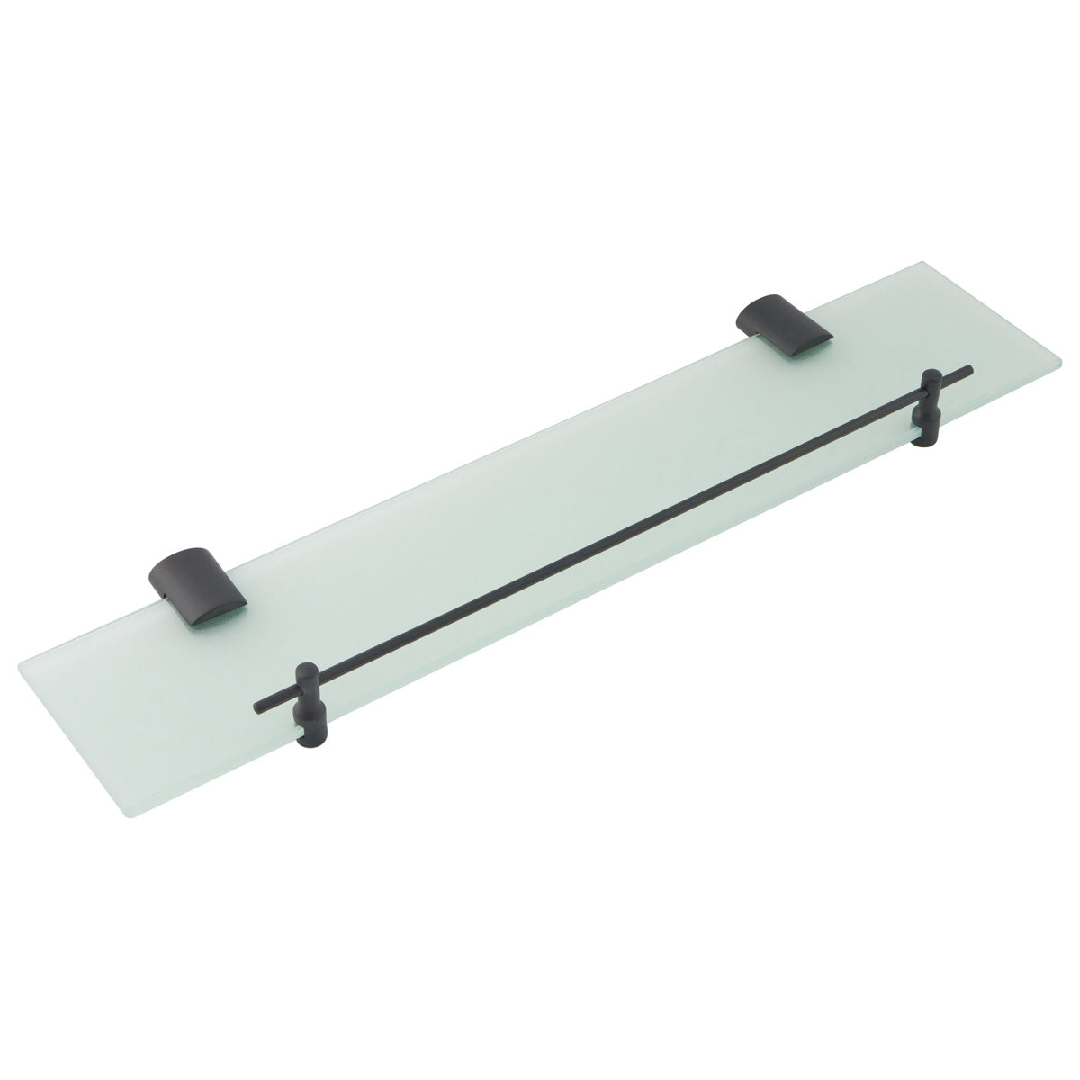 ECLIPSE 801 SERIES BATHROOM GLASS SHELF MBK by FRISCO UK SALES LTD