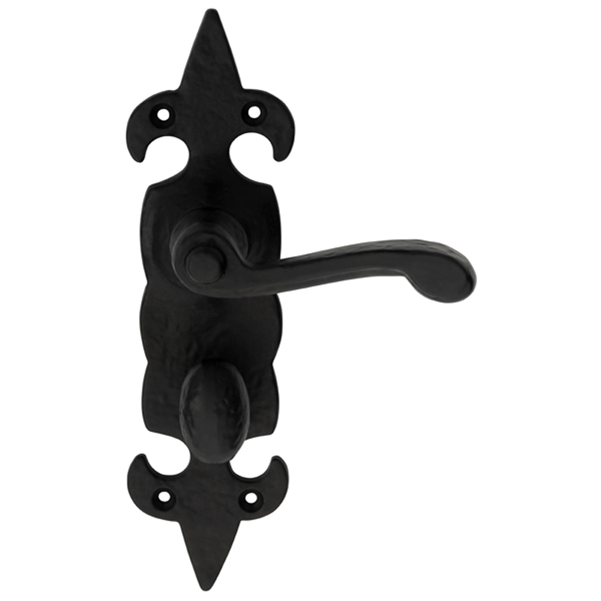 BLACK FDL LEVER HANDLE BATH 207x58 IR/BLK LF5506 by CARLISLE BRASS