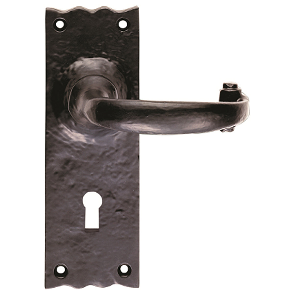 BLACK TRADITIONAL LEVER HANDLE LOCK 154 IR/BLK
