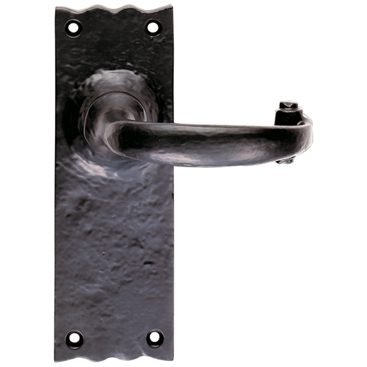 BLACK TRADITIONAL LEVER HANDLE LATCH 154 IR/BLK LF5502 by CARLISLE BRASS