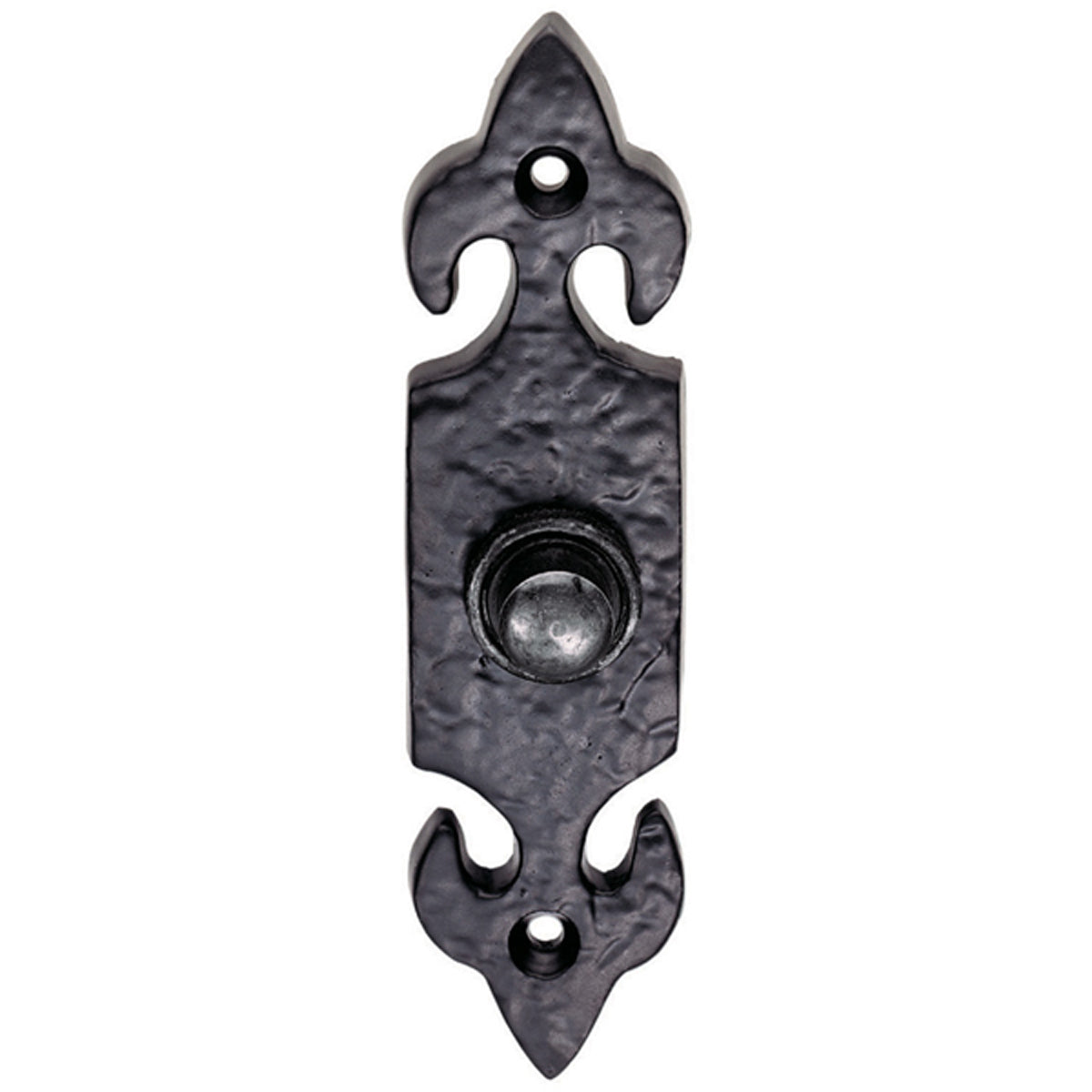 BLACK FDL BELL PUSH 118x28 IR/BLK LF5534 by CARLISLE BRASS