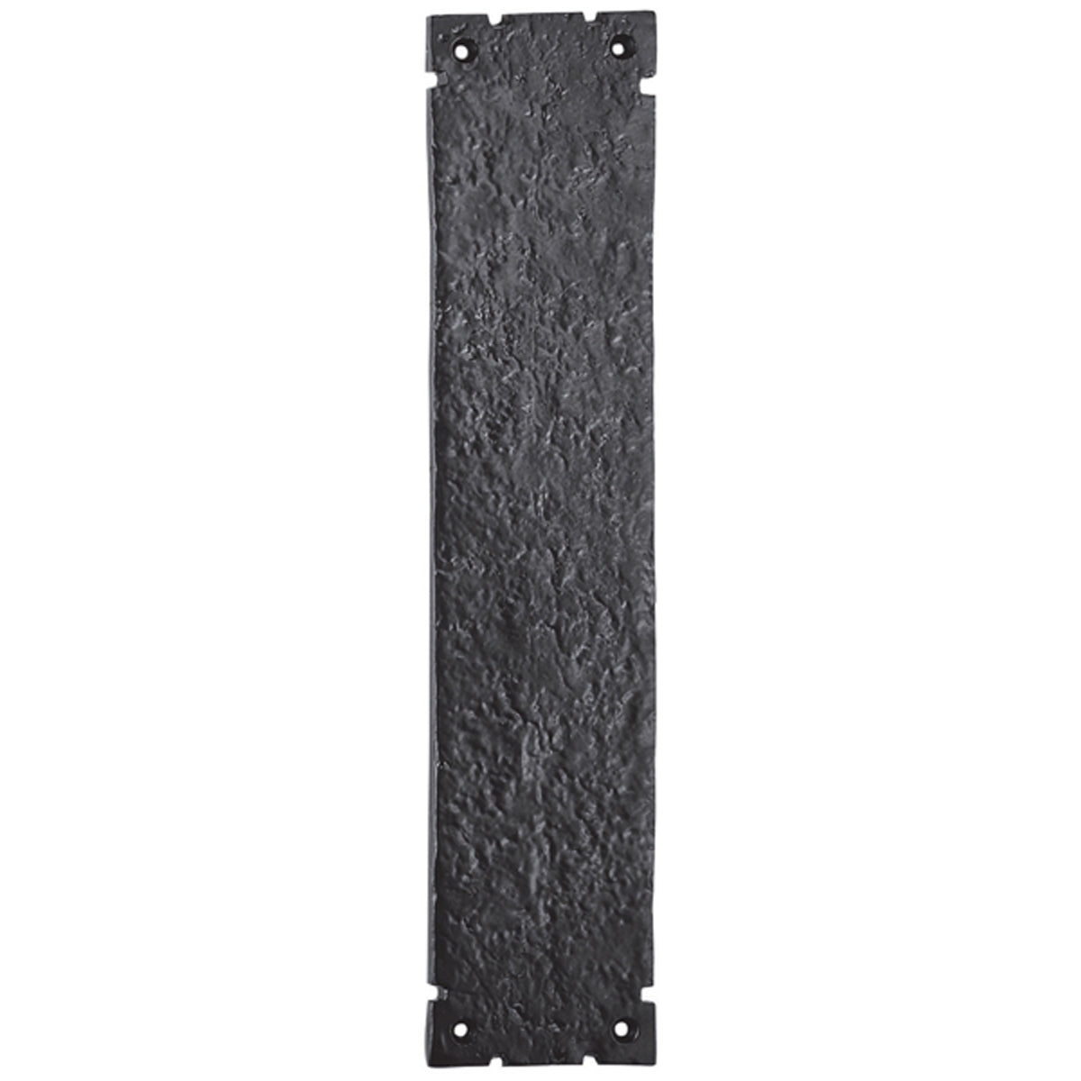 BLACK FINGER PLATE 315x67x5 IR/BLK LF55101 by CARLISLE BRASS