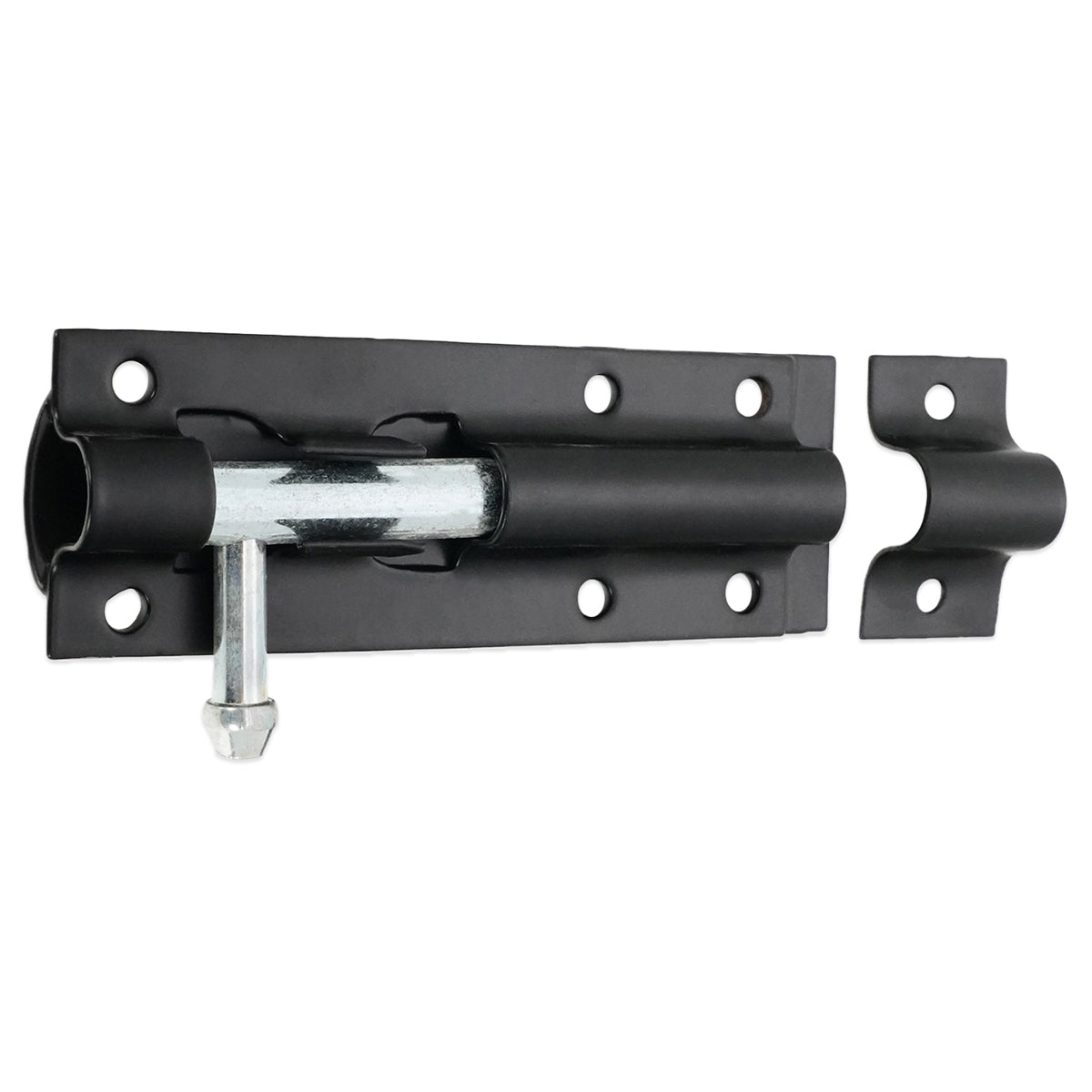IRON BARREL BOLT STRAIGHT 075 BLK by Spira Brass