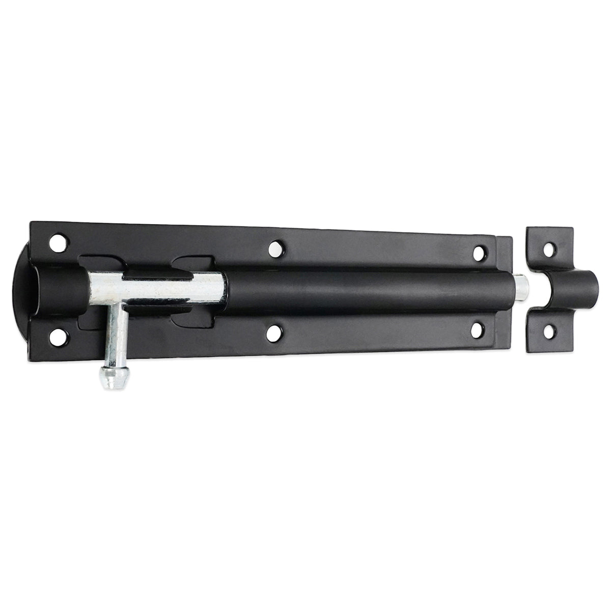 IRON BARREL BOLT STRAIGHT 150 BLK by Spira Brass