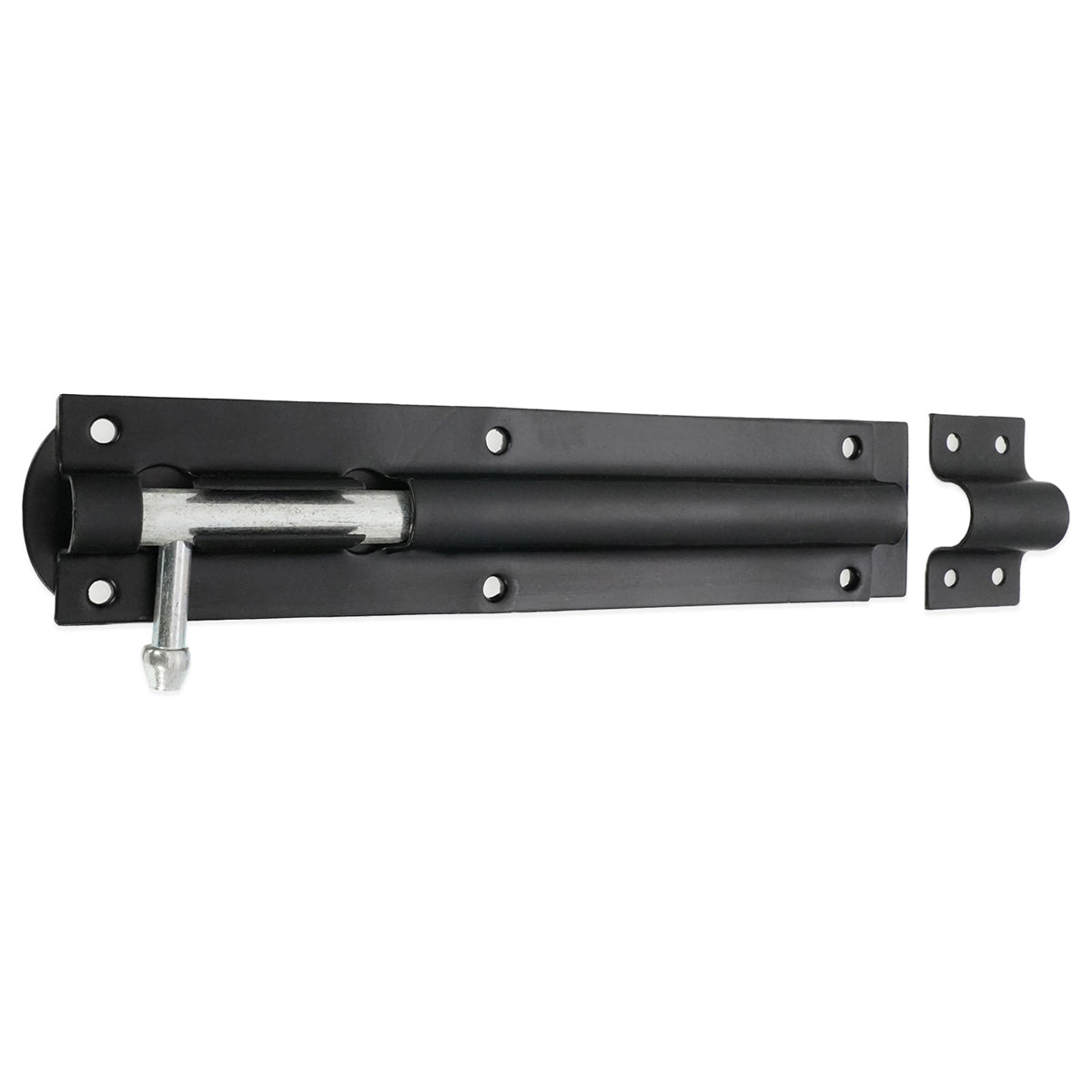 IRON BARREL BOLT STRAIGHT 200 BLK by Spira Brass