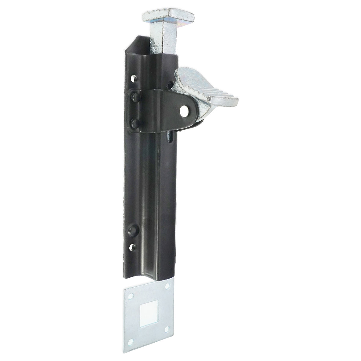 IRON FOOT BOLT 50x200 BLK by Spira Brass