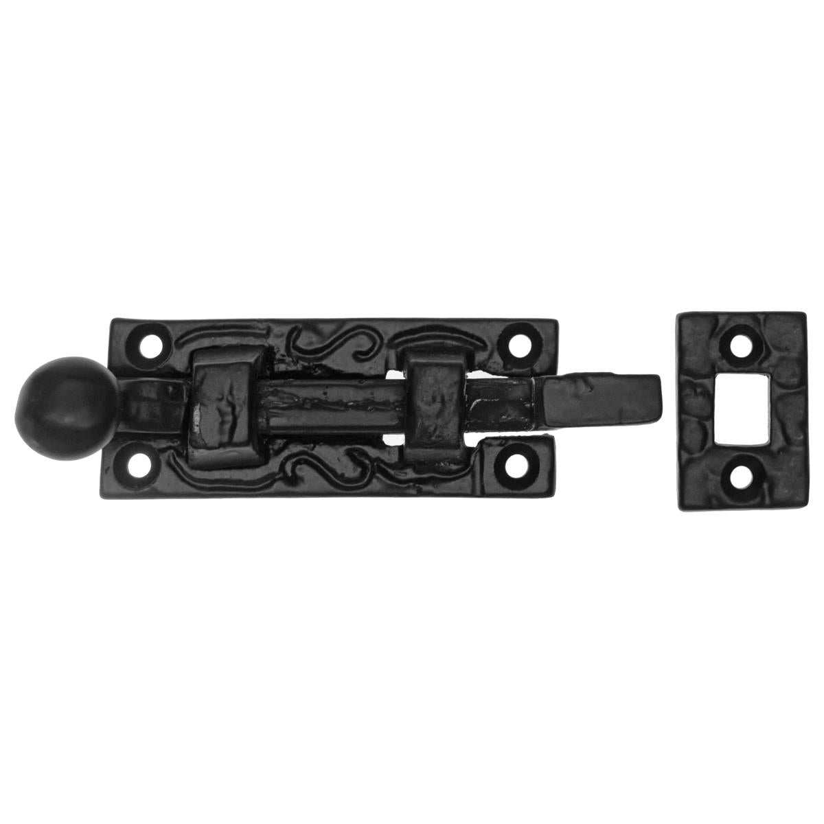 ECLIPSE BLACK ANTIQUE NECKED DOOR BOLT BALL KNOB 100 ABK – BO1JAP