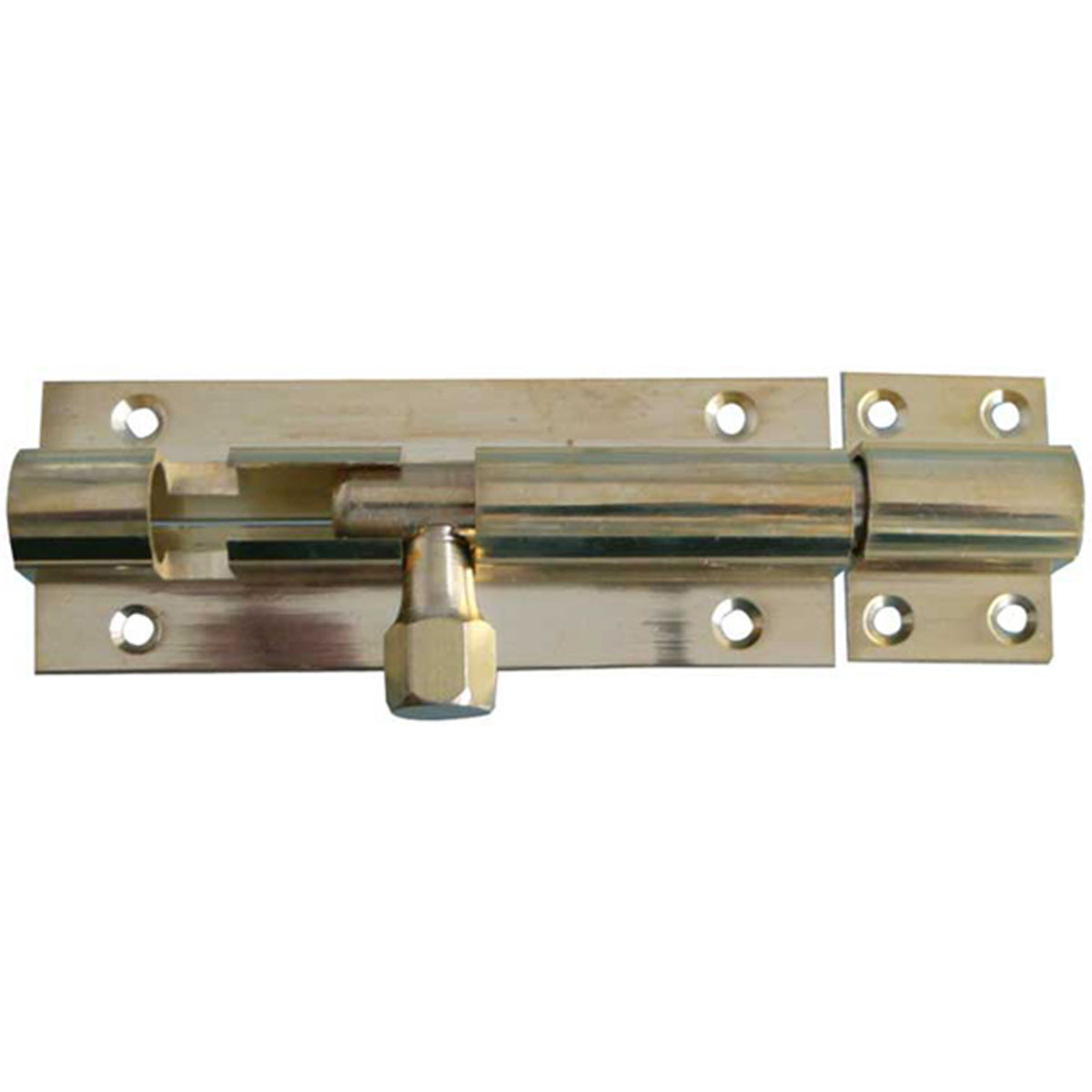 BARREL DOOR BOLT STR 64x25 BRS/POL