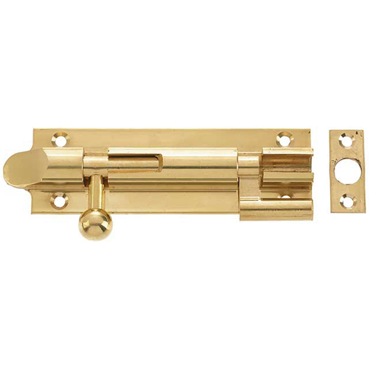 NECKED BELL BOLT 75x32 BRS/PBR