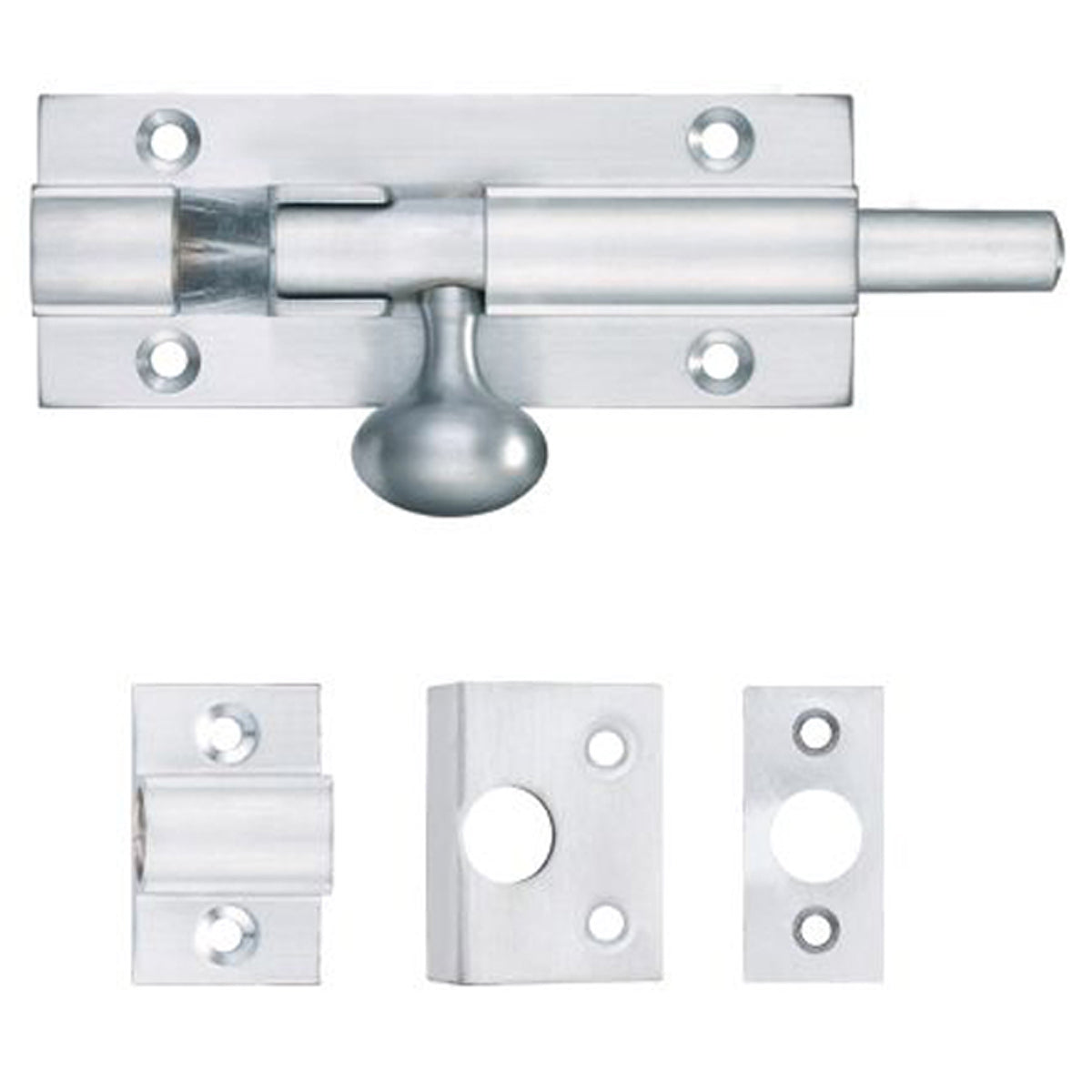 F&B ARCH BARREL BOLT 75x30 SCP